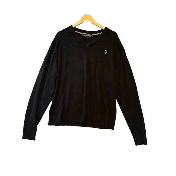 U.S. POLO ASSN. Men's Black Sweater Size XXL Extra Large - Picture 1 of 10